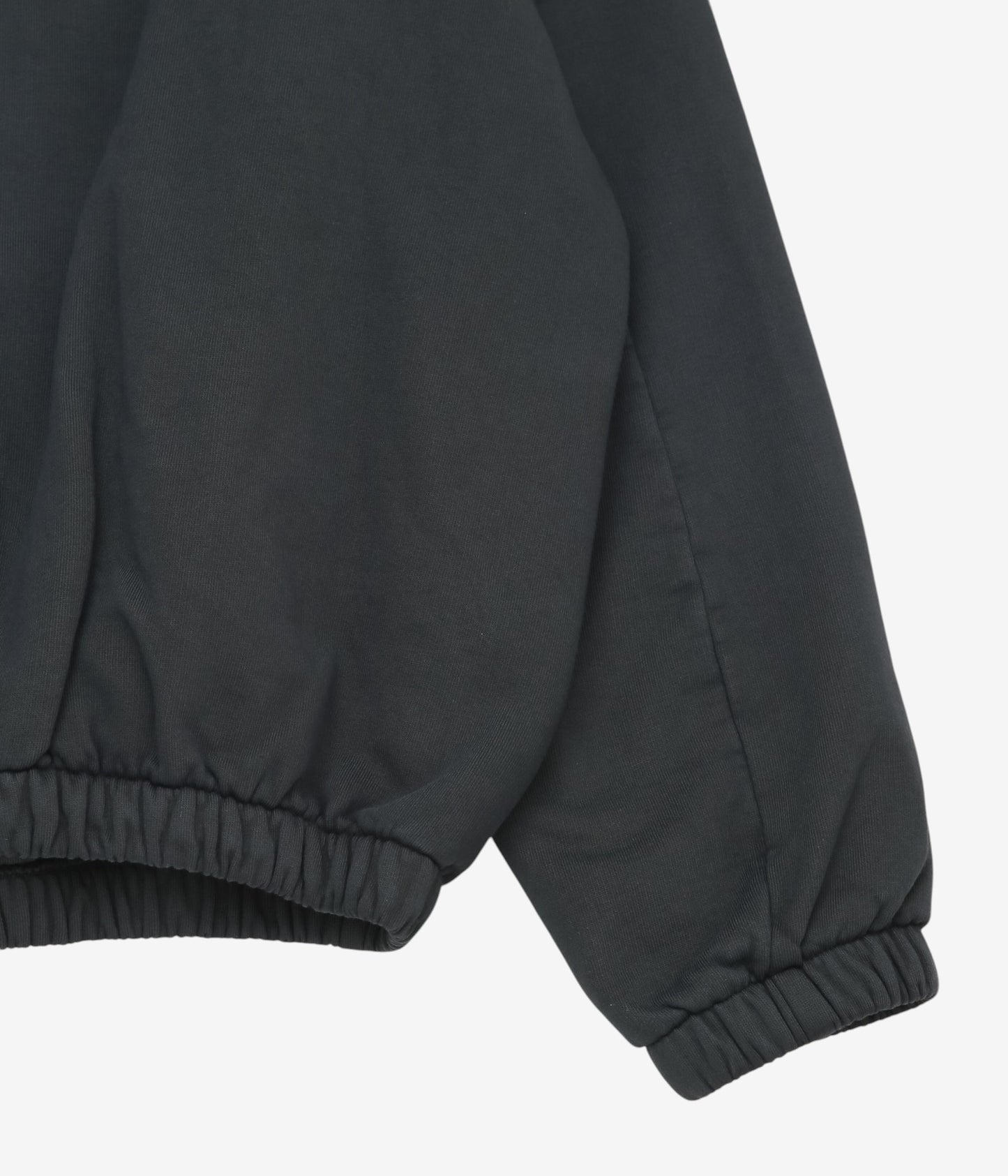 GABRIELA COLL GARMENTS ''NO.216 FLEECE HOODED ZIPPER JACKET'' (BLACK)