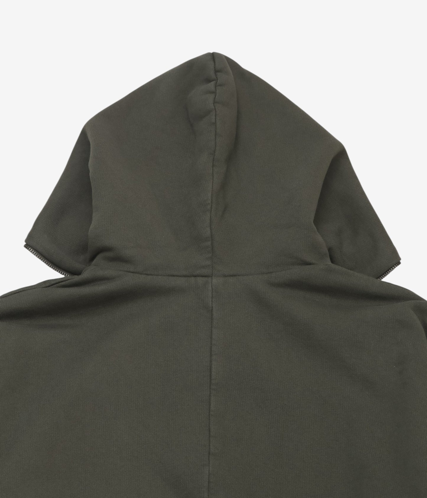 GABRIELA COLL GARMENTS ''NO.216 FLEECE HOODED ZIPPER JACKET'' (DARK GREEN)