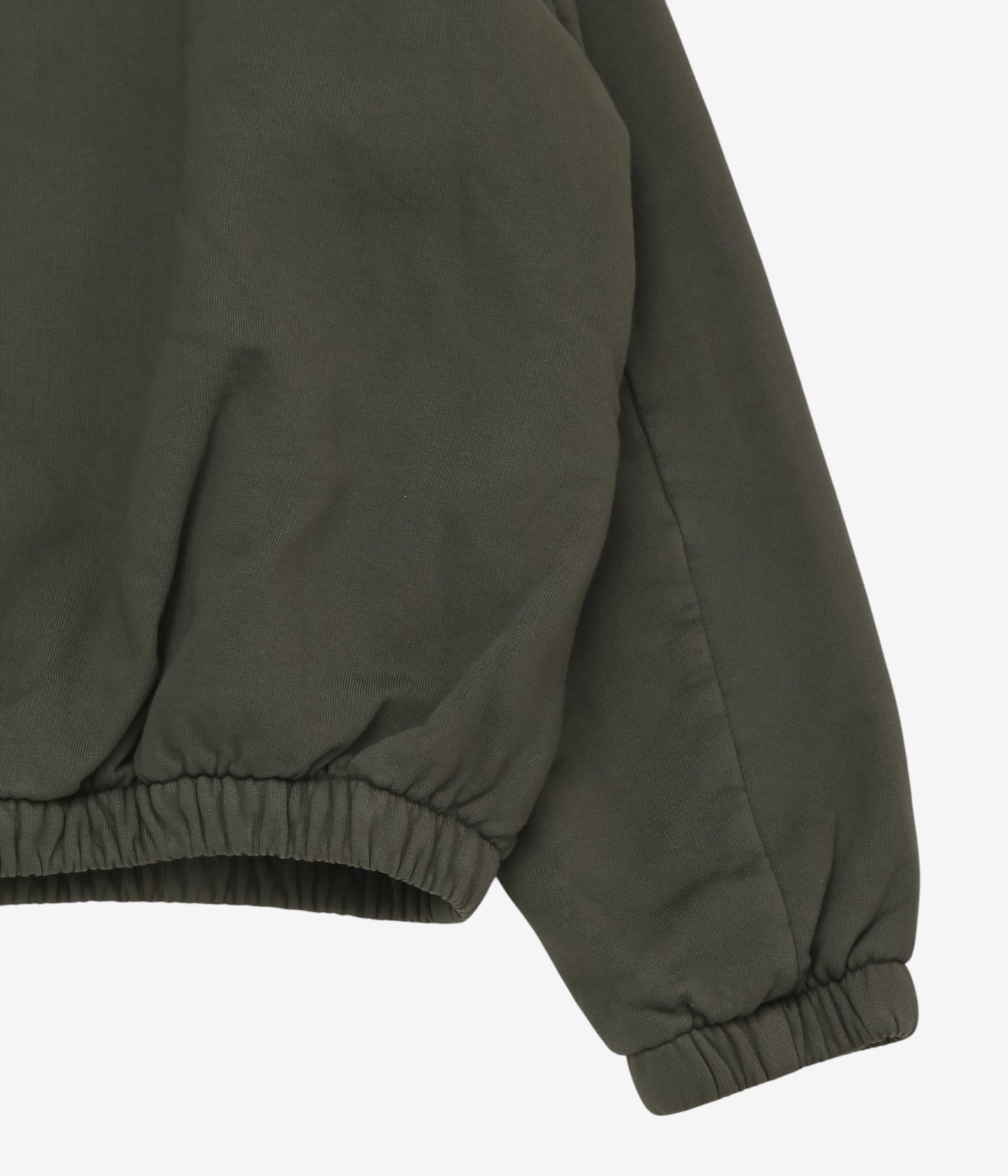 GABRIELA COLL GARMENTS ''NO.216 FLEECE HOODED ZIPPER JACKET'' (DARK GREEN)