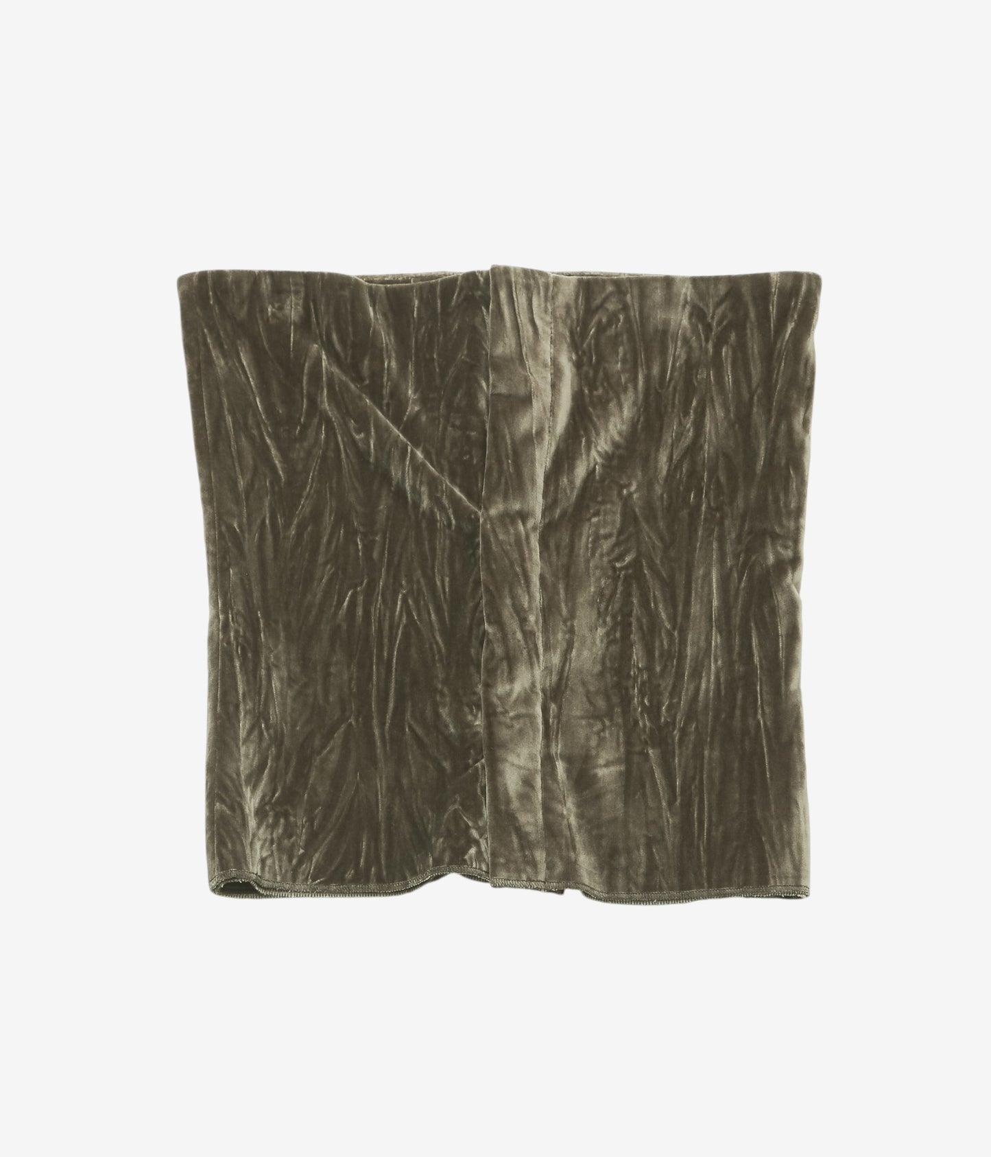 GABRIELA COLL GARMENTS ''NO.225 COTTON VELVET SNAP TOP'' (DUST)