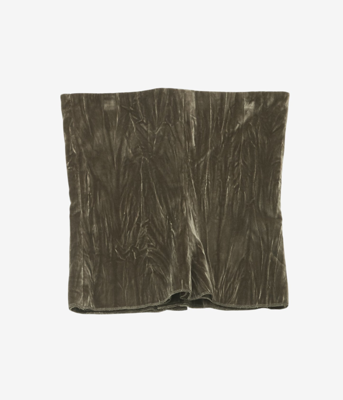 GABRIELA COLL GARMENTS ''NO.225 COTTON VELVET SNAP TOP'' (DUST)