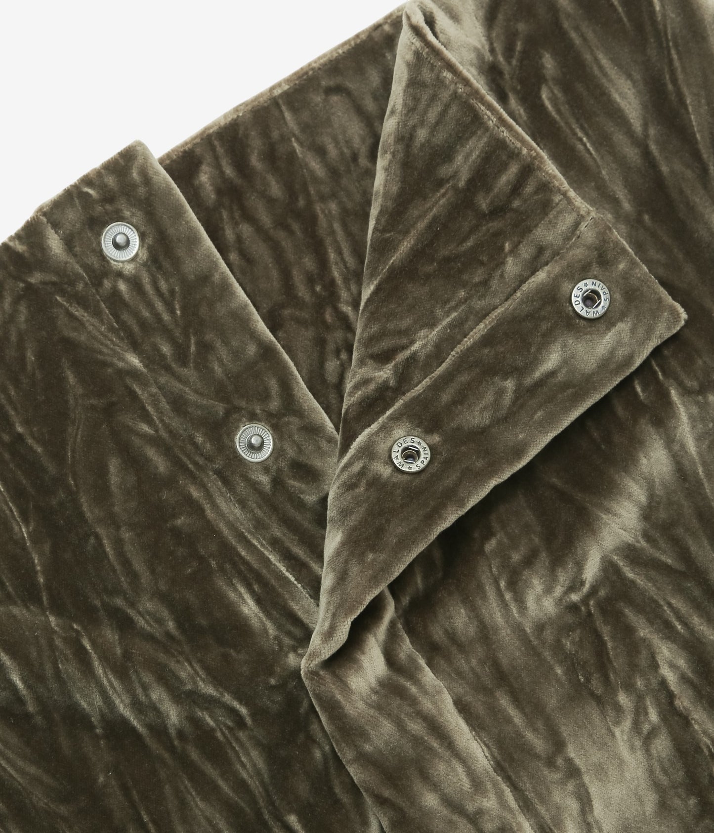GABRIELA COLL GARMENTS ''NO.225 COTTON VELVET SNAP TOP'' (DUST)