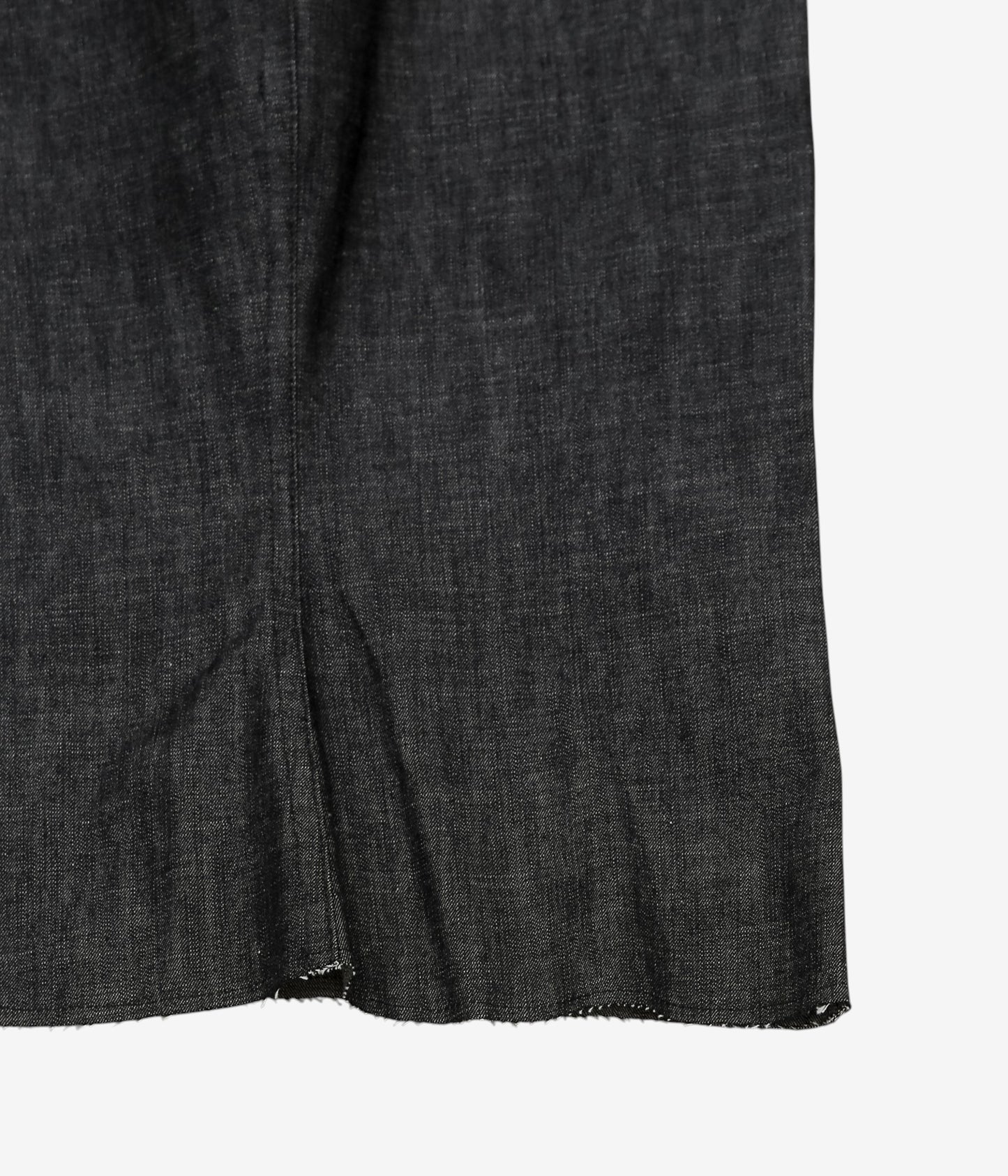 GABRIELA COLL GARMENTS ''NO.225 DENIM SNAP TOP'' (BLACK DENIM)