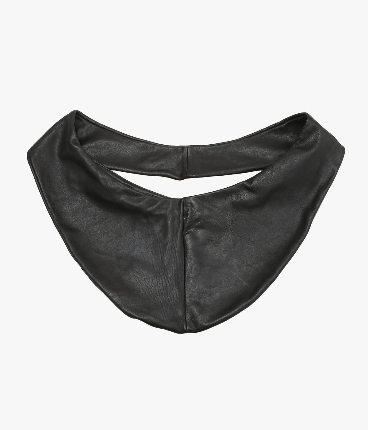 GABRIELA COLL GARMENTS ''NO.250 LEATHER CROSSED BAG'' (BLACK)