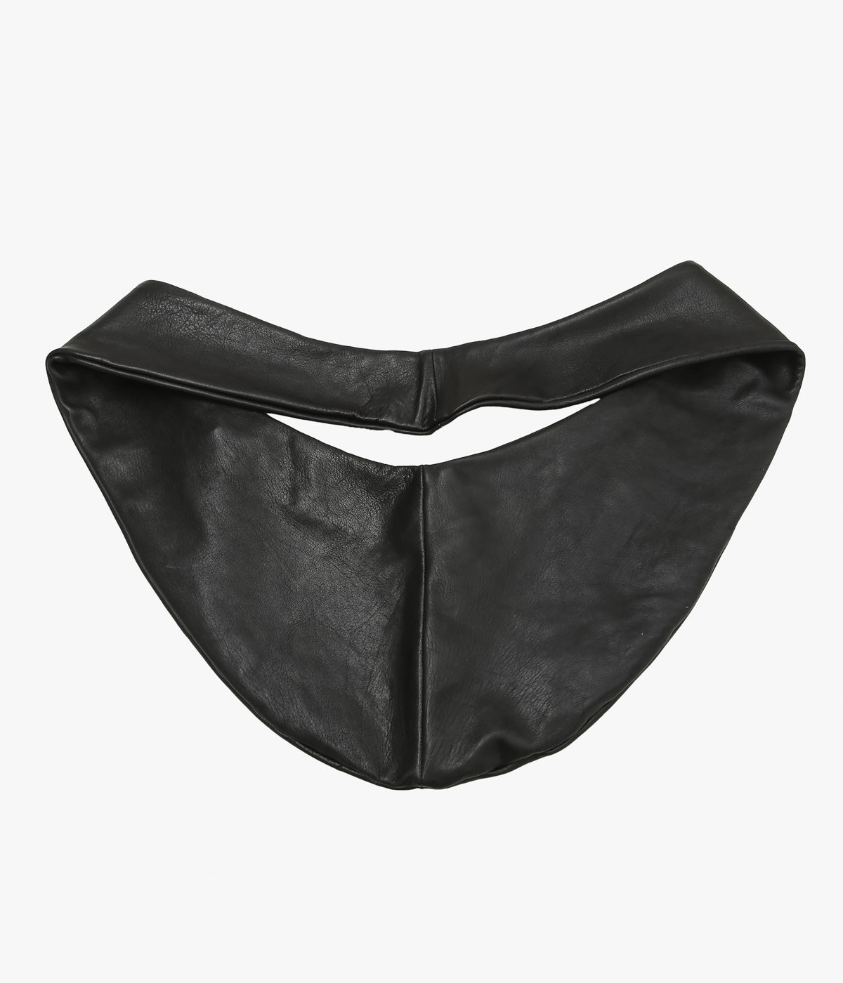 GABRIELA COLL GARMENTS ''NO.250 LEATHER CROSSED BAG'' (BLACK