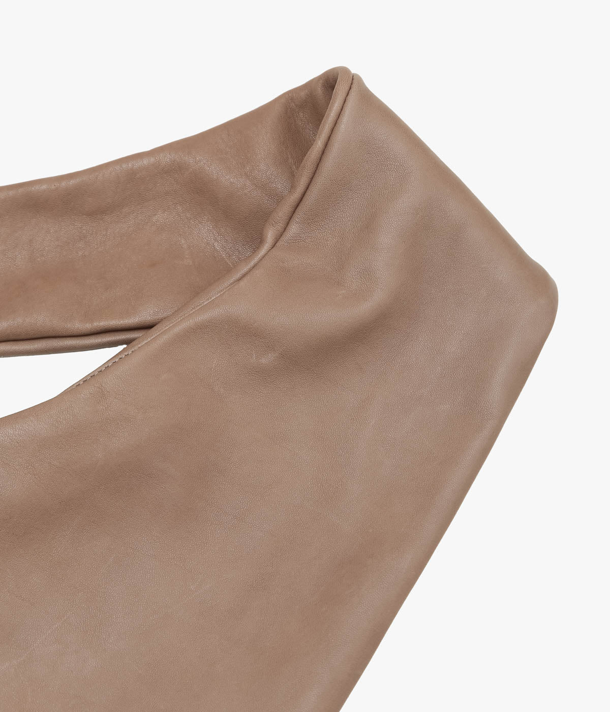 GABRIELA COLL GARMENTS ''NO.250 LEATHER CROSSED BAG'' (BROWN)
