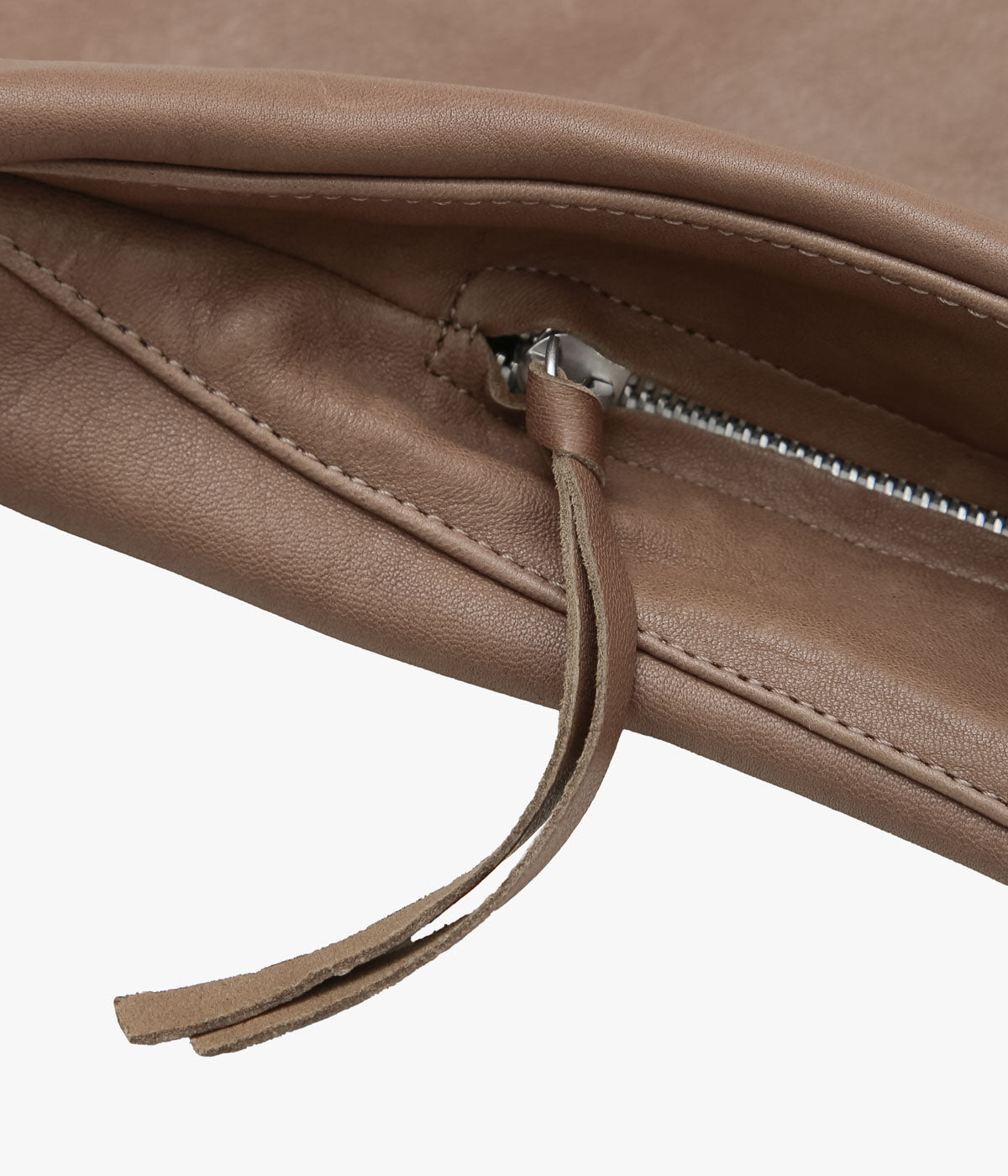 GABRIELA COLL GARMENTS ''NO.250 LEATHER CROSSED BAG'' (BROWN