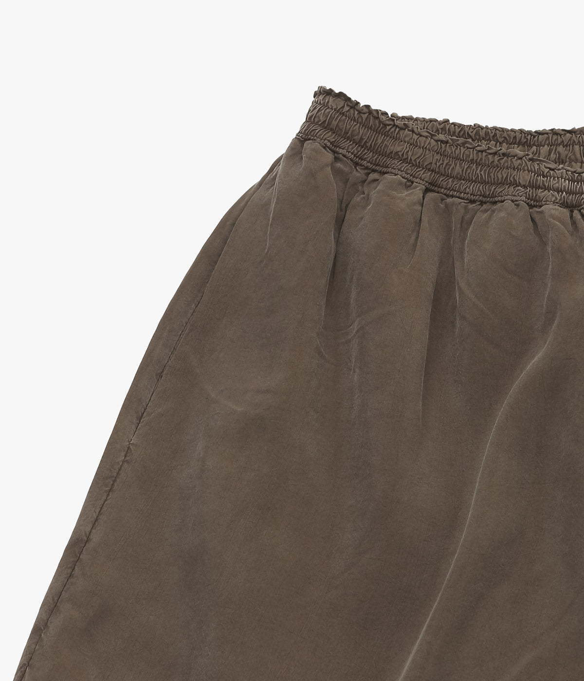 GABRIELA COLL GARMENTS ''NO.259 CUPRO SHORT TROUSERS'' (BROWN)