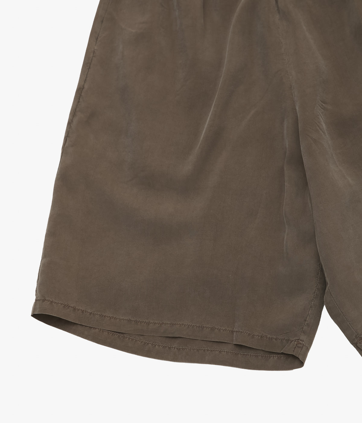 GABRIELA COLL GARMENTS ''NO.259 CUPRO SHORT TROUSERS'' (BROWN)