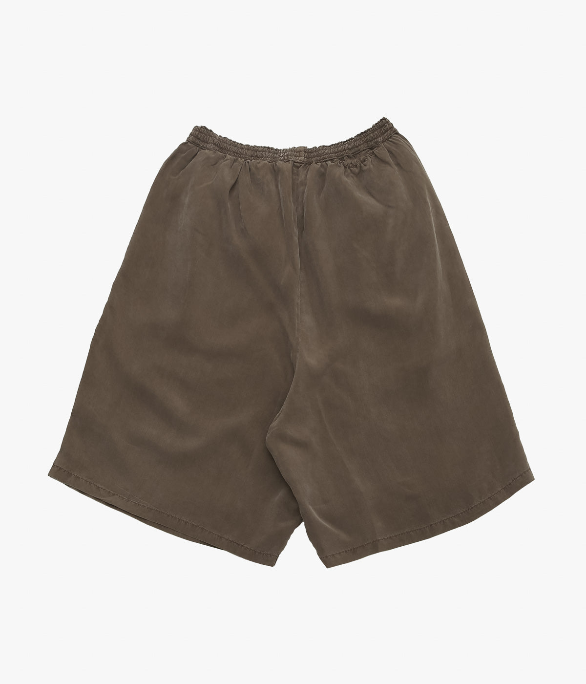 GABRIELA COLL GARMENTS ''NO.259 CUPRO SHORT TROUSERS'' (BROWN)