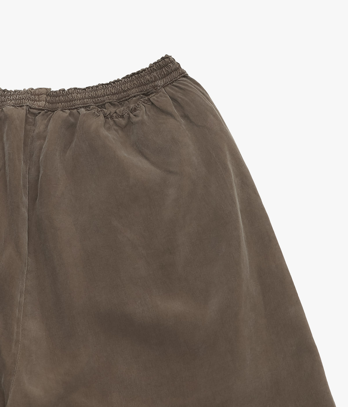 GABRIELA COLL GARMENTS ''NO.259 CUPRO SHORT TROUSERS'' (BROWN)