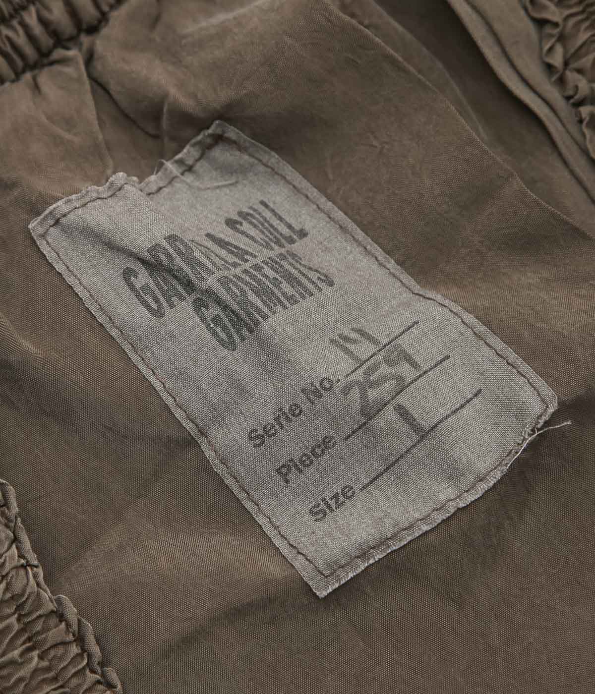 GABRIELA COLL GARMENTS ''NO.259 CUPRO SHORT TROUSERS'' (BROWN)