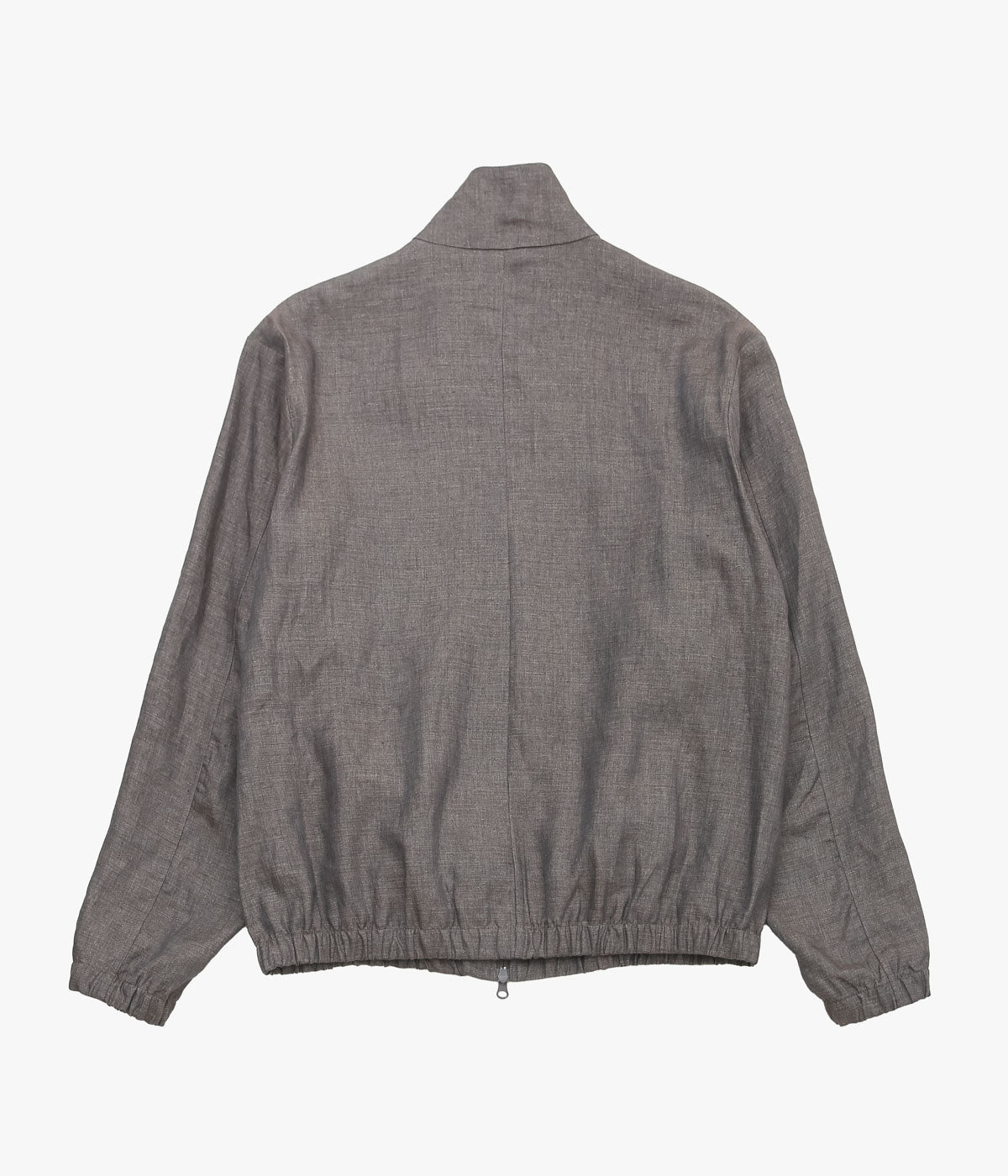 GABRIELA COLL GARMENTS ''NO.261 LINEN ZIPPER JACKET'' (BROWN