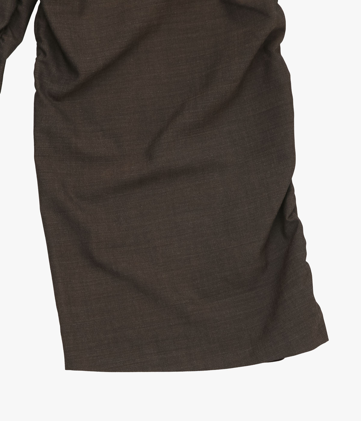 GABRIELA COLL GARMENTS ''NO.267 SUMMER WOOL DRAPED TROUSERS'' (BROWN)