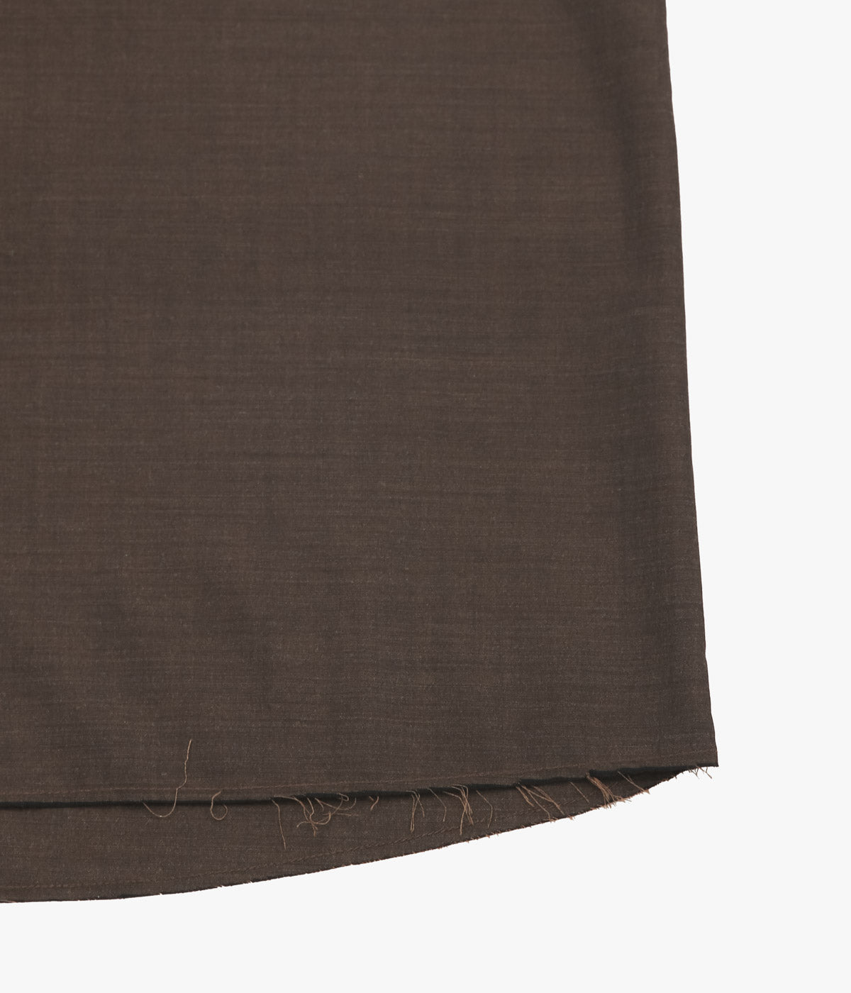 GABRIELA COLL GARMENTS ''NO.272 SUMMER WOOL SLEEVELESS SHIRT'' (BROWN)
