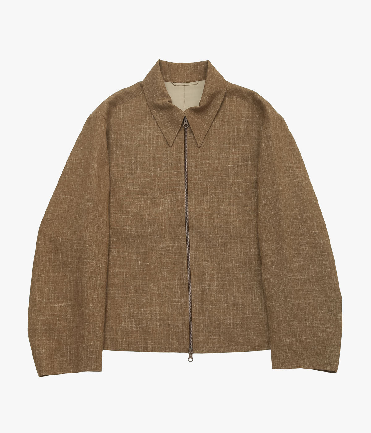 GABRIELA COLL GARMENTS ''NO.285 SUMMER WOOL POCKET JACKET'' (CAMEL)