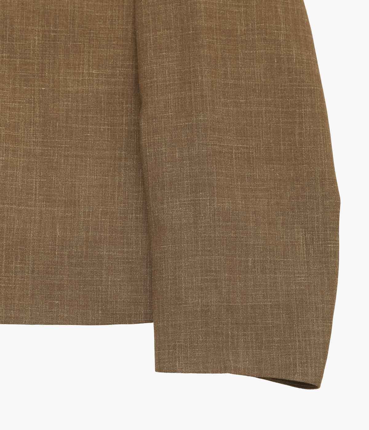 GABRIELA COLL GARMENTS ''NO.285 SUMMER WOOL POCKET JACKET'' (CAMEL)