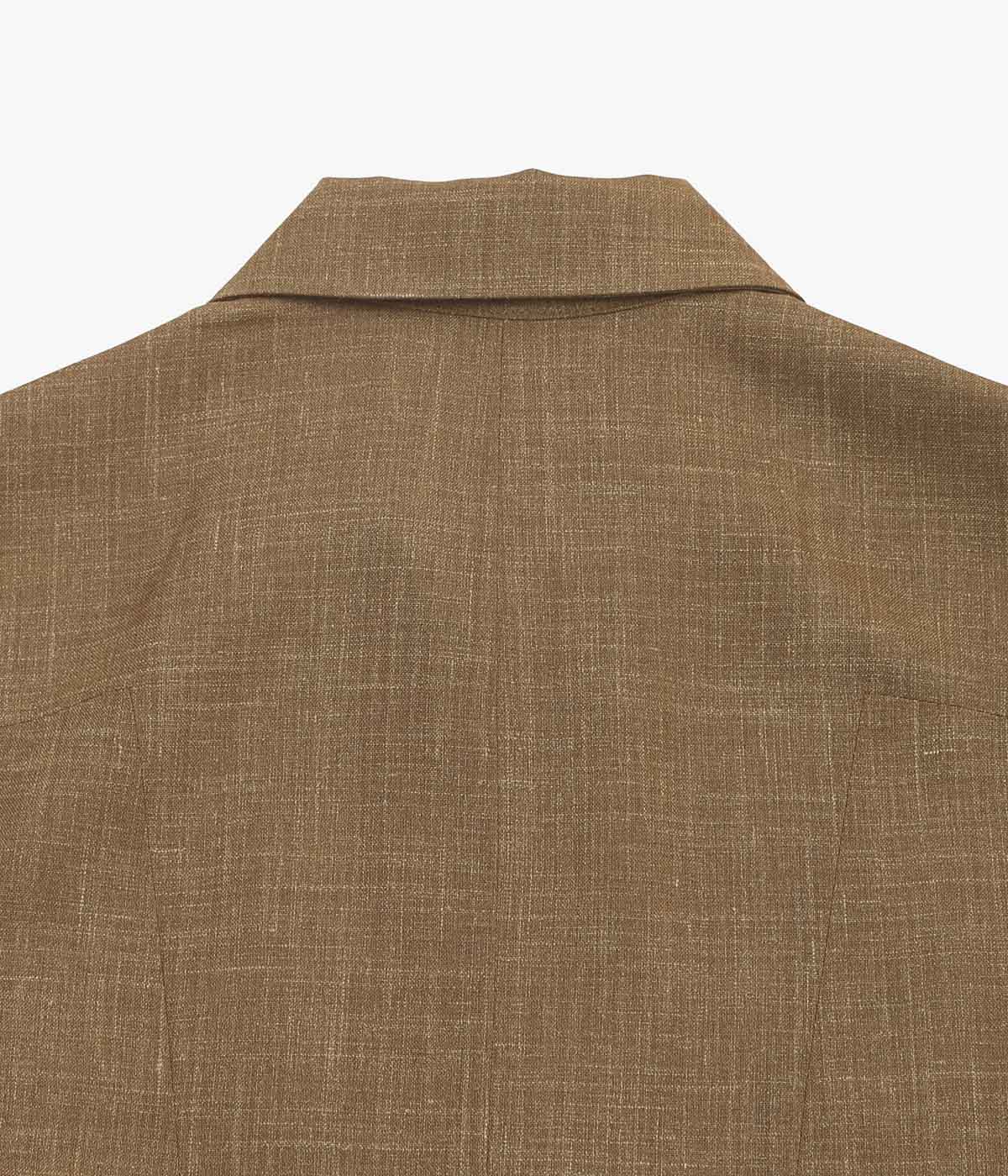 GABRIELA COLL GARMENTS ''NO.285 SUMMER WOOL POCKET JACKET'' (CAMEL)