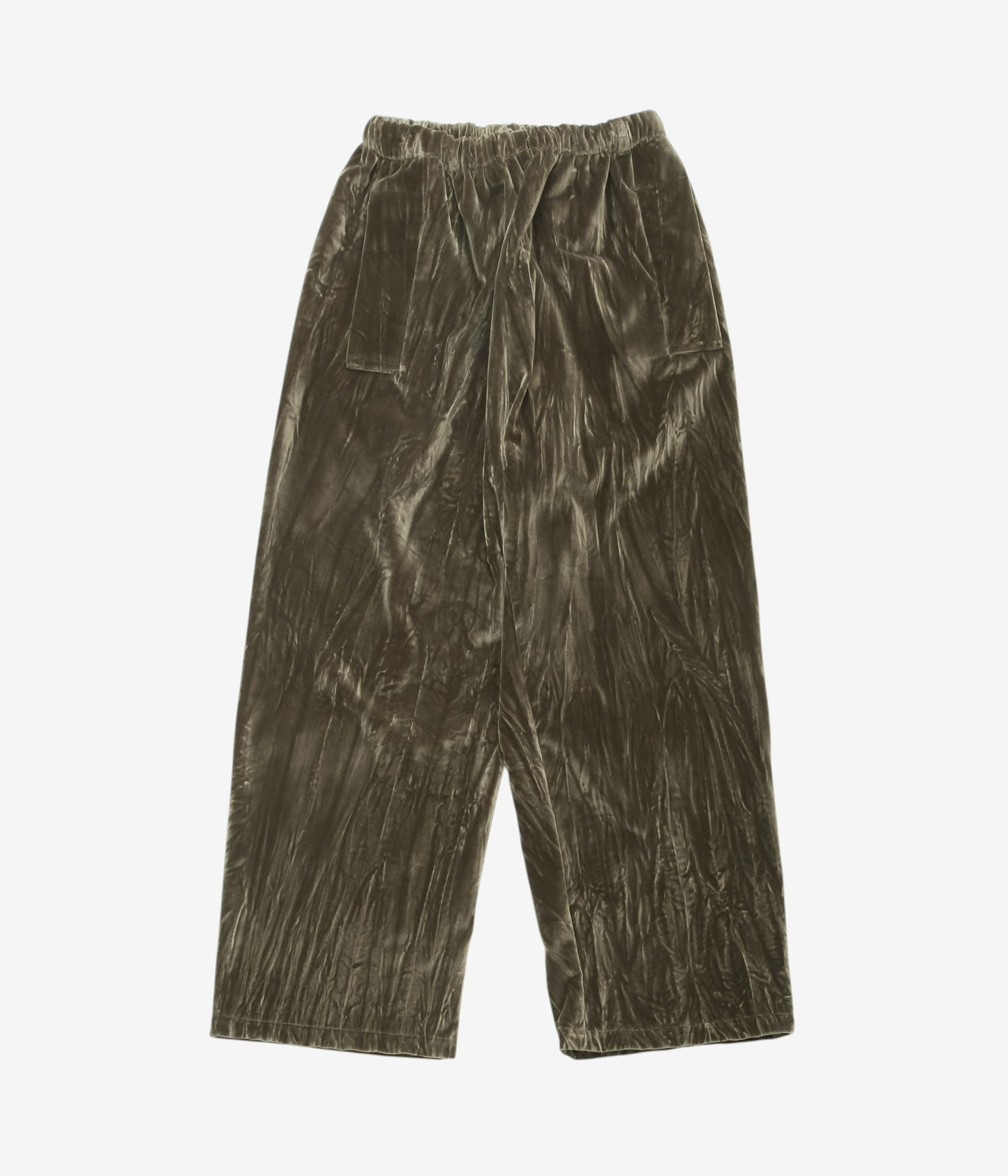 GABRIELA COLL GARMENTS ''NO.287 COTTON VELVET FLAP POCKET TROUSERS'' (DUST)