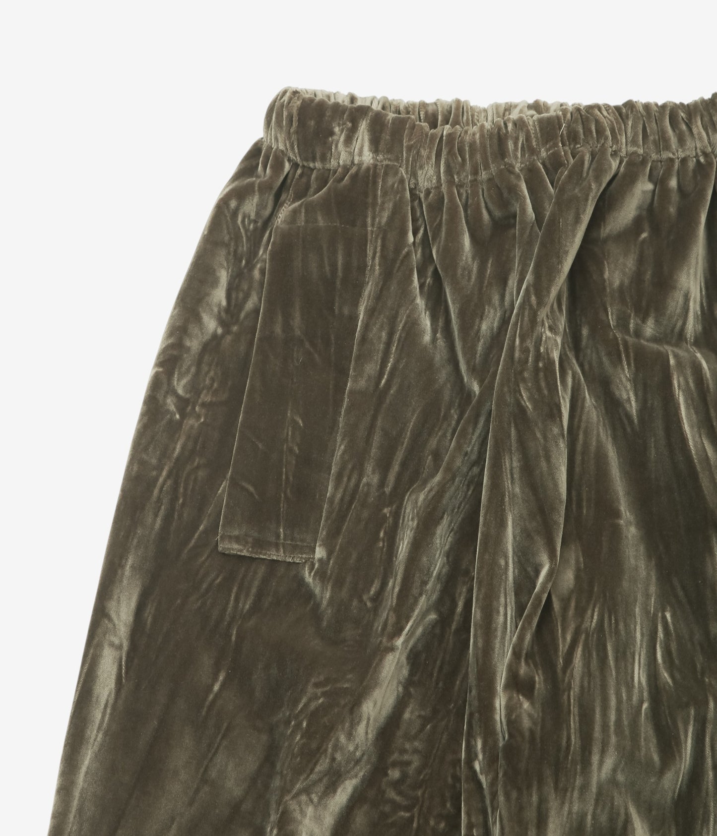 GABRIELA COLL GARMENTS ''NO.287 COTTON VELVET FLAP POCKET TROUSERS'' (DUST)