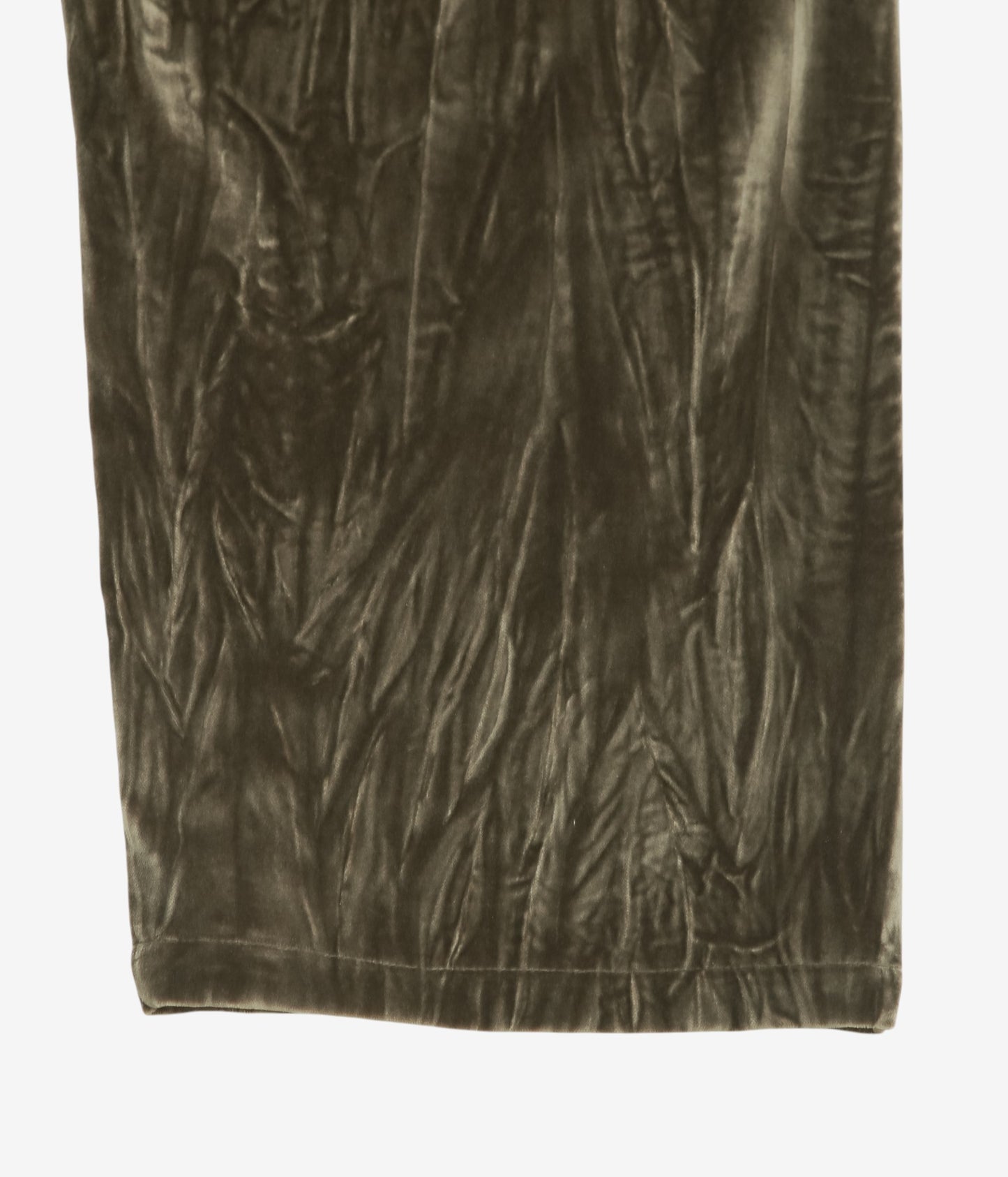 GABRIELA COLL GARMENTS ''NO.287 COTTON VELVET FLAP POCKET TROUSERS'' (DUST)