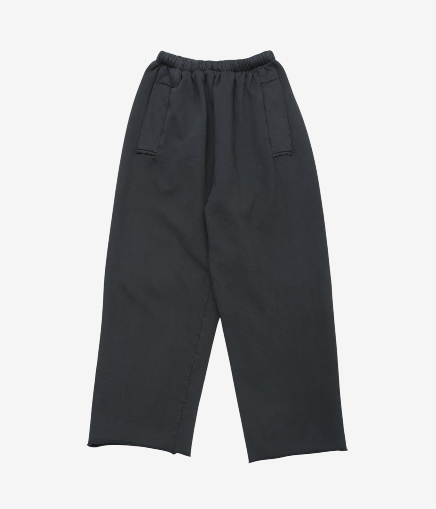GABRIELA COLL GARMENTS ''NO.287 FLEECE FLAP POCKET TROUSERS'' (BLACK)