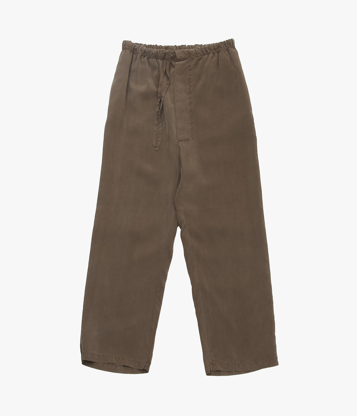 GABRIELA COLL GARMENTS ''NO.288 CUPRO DRAWSTRING TROUSERS'' (BROWN)