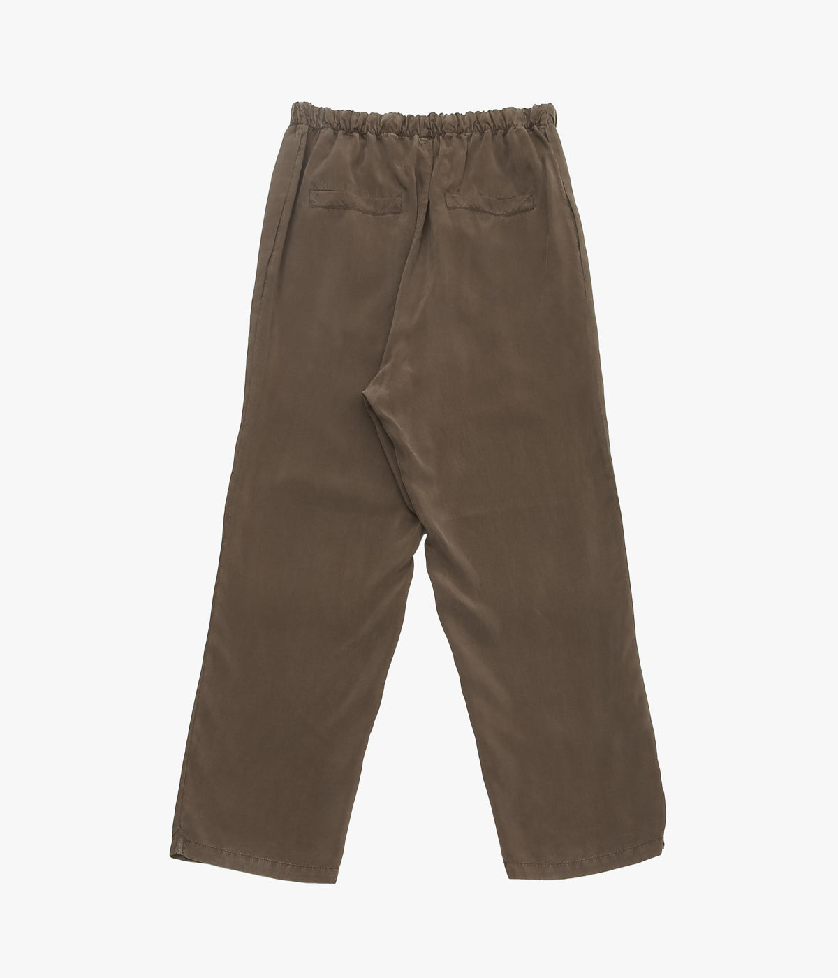 GABRIELA COLL GARMENTS ''NO.288 CUPRO DRAWSTRING TROUSERS'' (BROWN)