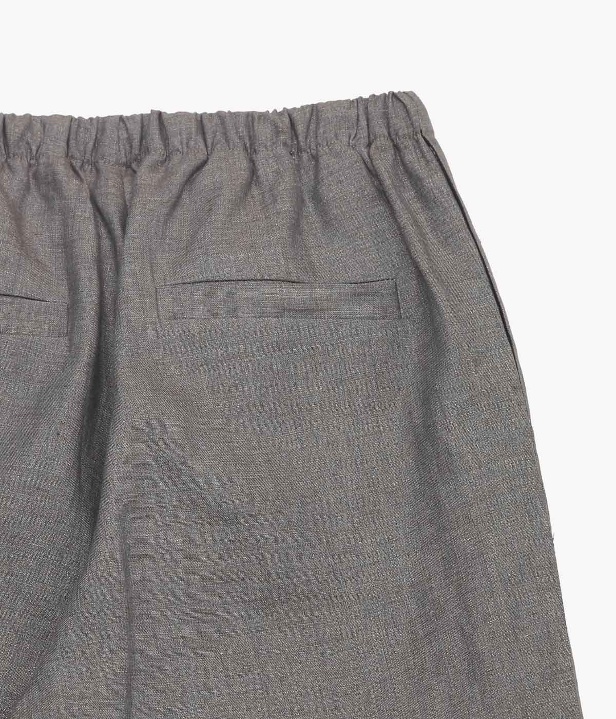 GABRIELA COLL GARMENTS ''NO.288 LINEN DRAWSTRING TROUSERS'' (BROWN)