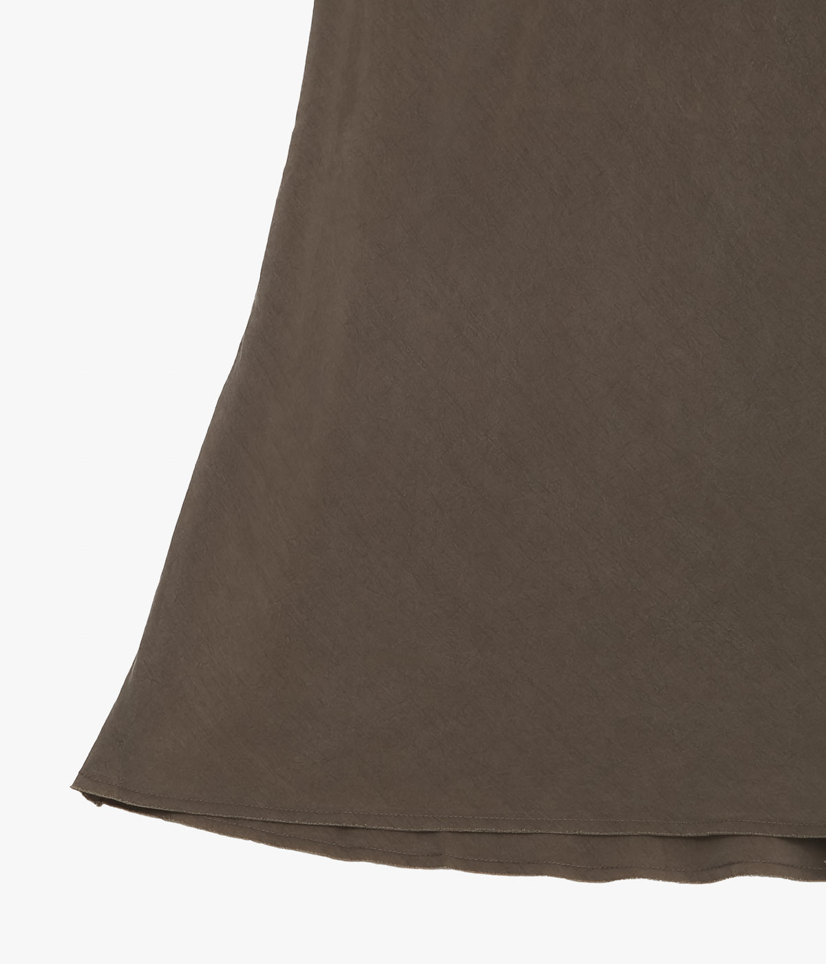 GABRIELA COLL GARMENTS ''NO.290 CUPRO BIAS CUT SKIRT'' (BROWN)