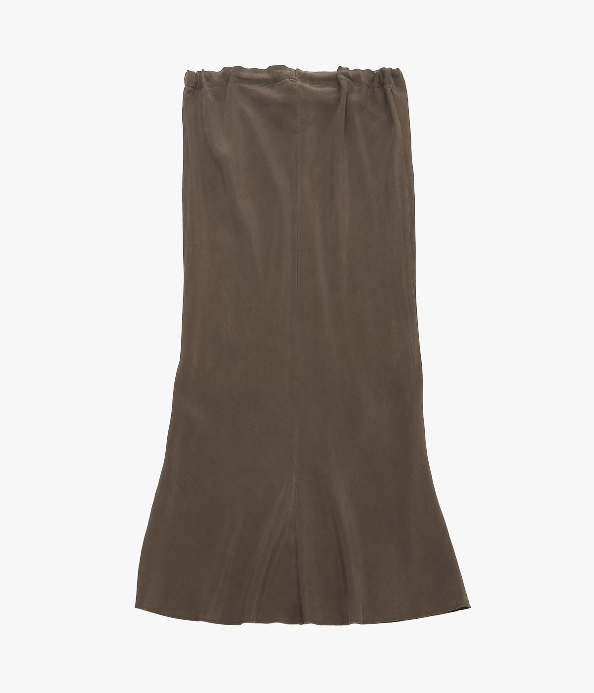 GABRIELA COLL GARMENTS ''NO.290 CUPRO BIAS CUT SKIRT'' (BROWN)