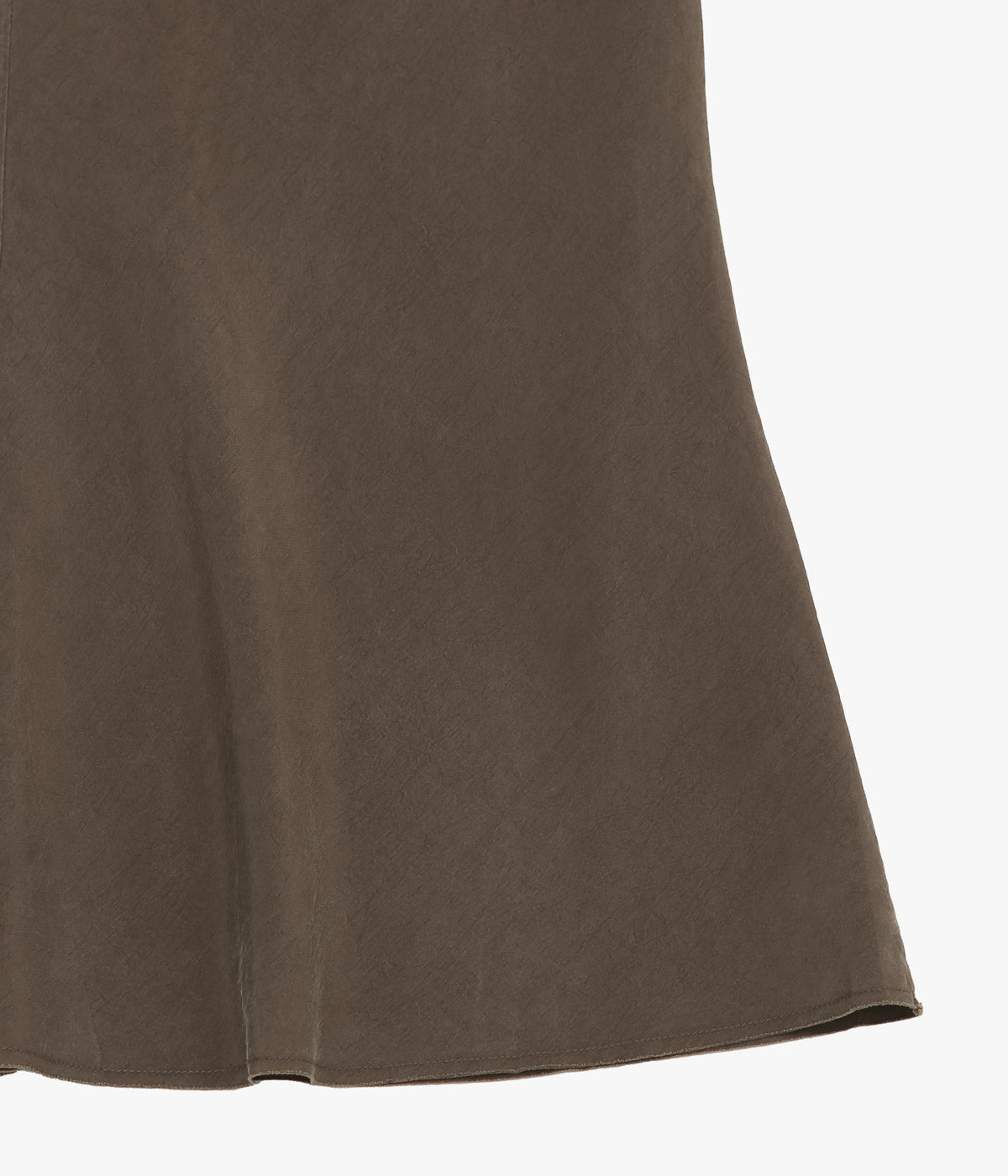 GABRIELA COLL GARMENTS ''NO.290 CUPRO BIAS CUT SKIRT'' (BROWN)