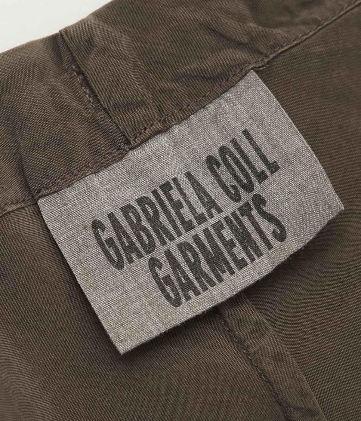 GABRIELA COLL GARMENTS ''NO.290 CUPRO BIAS CUT SKIRT'' (BROWN)