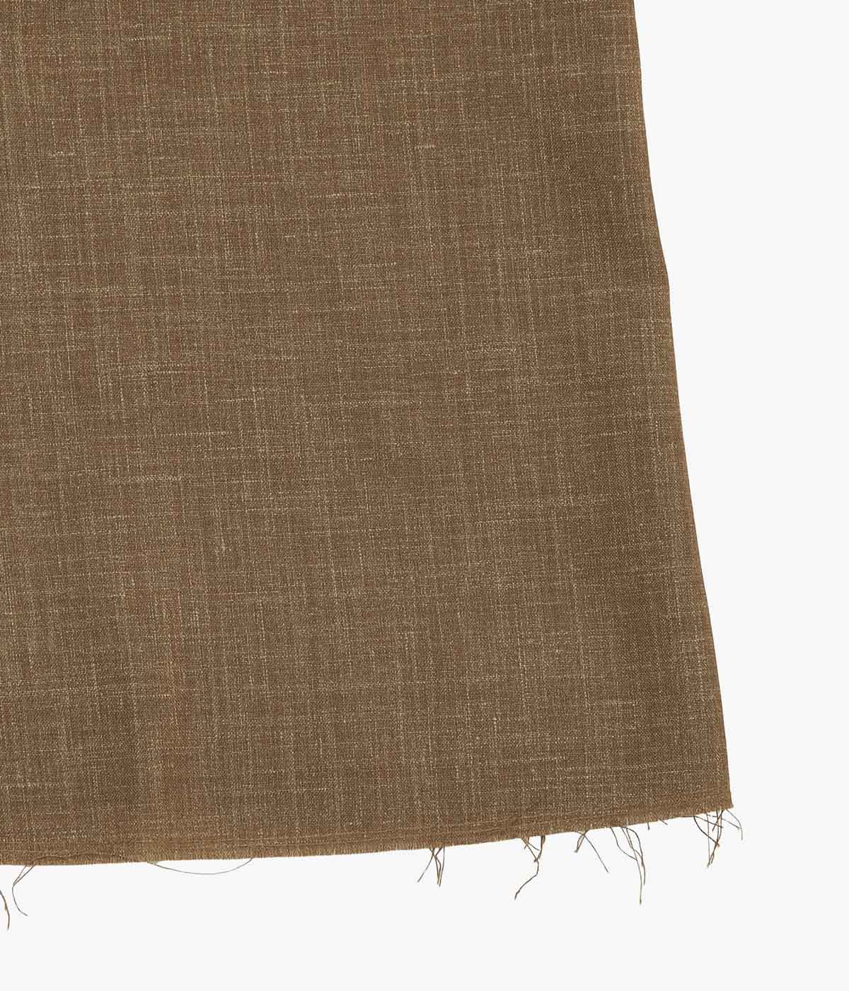 GABRIELA COLL GARMENTS ''NO.290 SUMMER WOOL SLIT SKIRT'' (CAMEL)