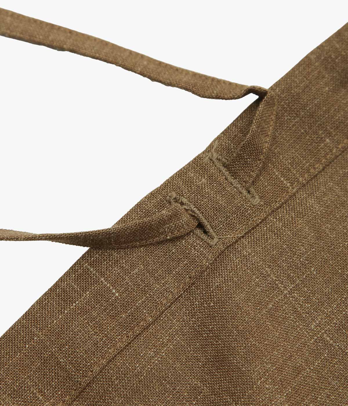 GABRIELA COLL GARMENTS ''NO.290 SUMMER WOOL SLIT SKIRT'' (CAMEL