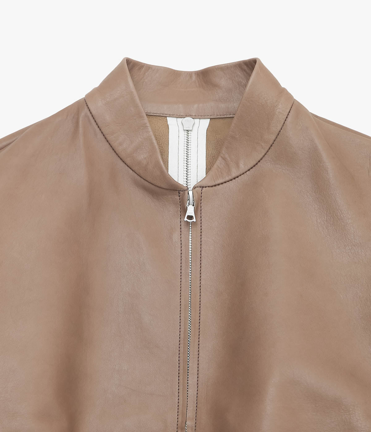 GABRIELA COLL GARMENTS ガブリエラ コール ガーメンツ Leather Zipper Vest ジップアップレザーベスト  イエロー系 1 ベスト | GABRIELA COLL GARMENTS (Women)/ガブリエラ コール
