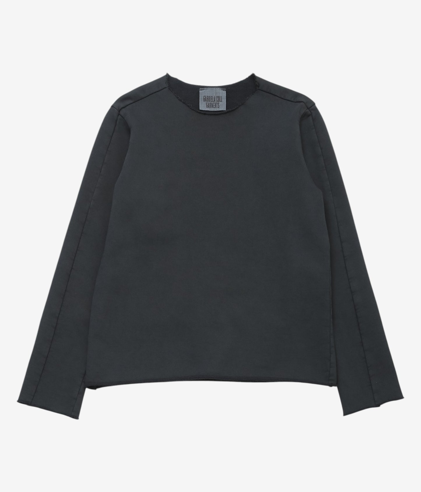 GABRIELA COLL GARMENTS ''NO.317 FLEECE TOP'' (BLACK)