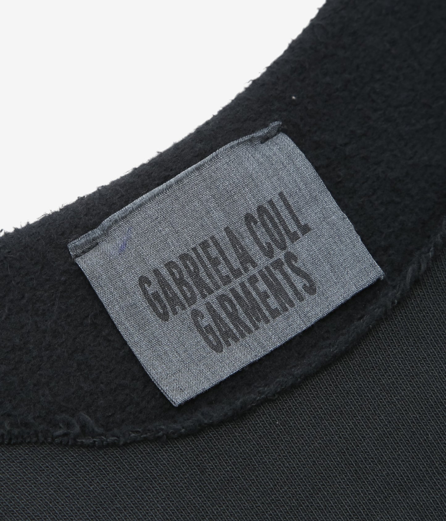 GABRIELA COLL GARMENTS ''NO.317 FLEECE TOP'' (BLACK)