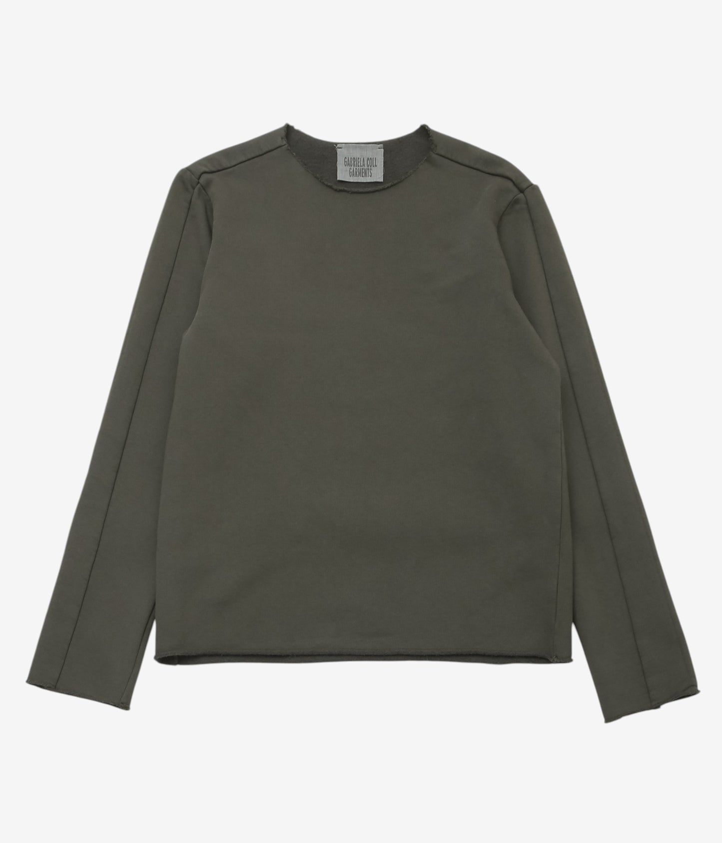 GABRIELA COLL GARMENTS ''NO.317 FLEECE TOP'' (DARK GREEN)