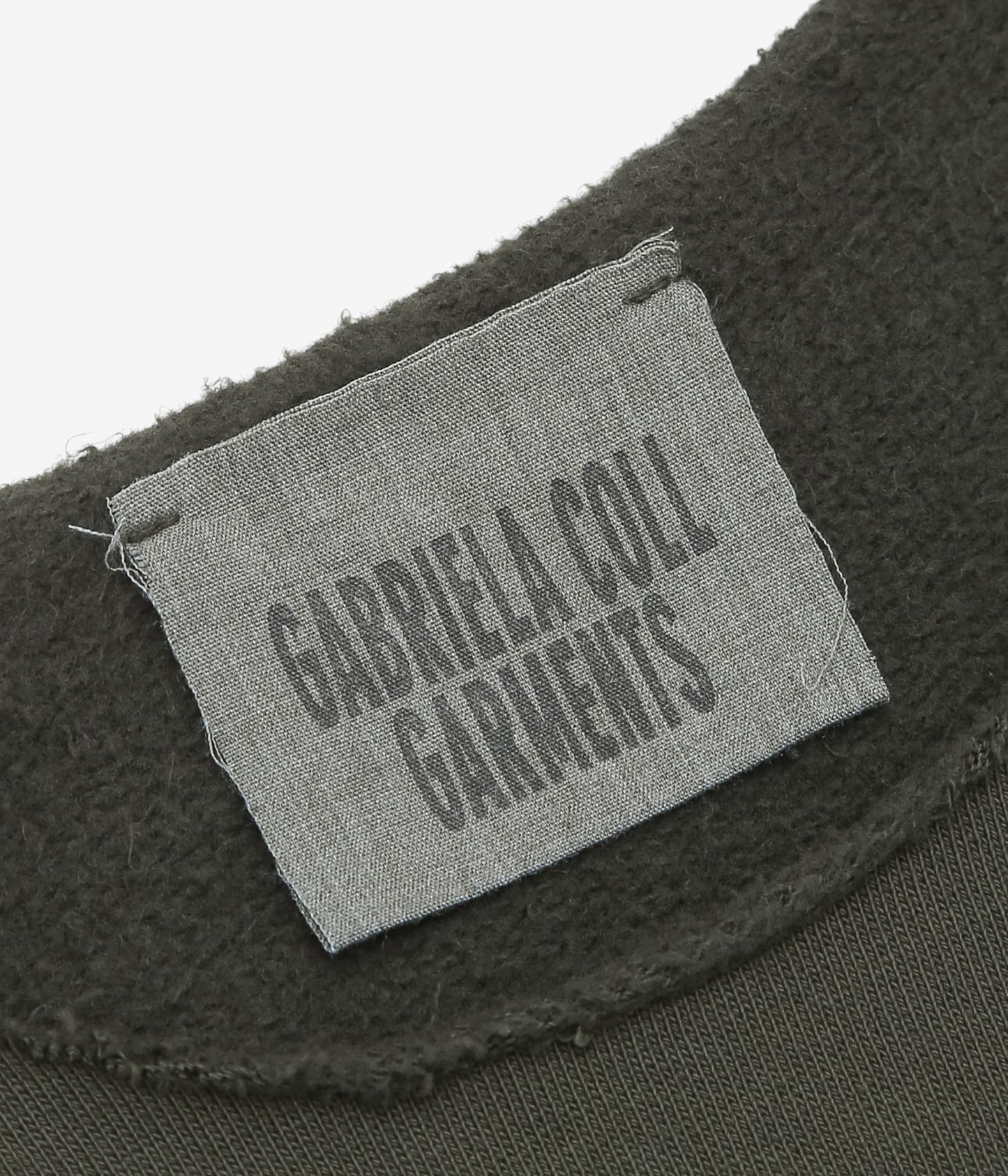 GABRIELA COLL GARMENTS ''NO.317 FLEECE TOP'' (DARK GREEN)
