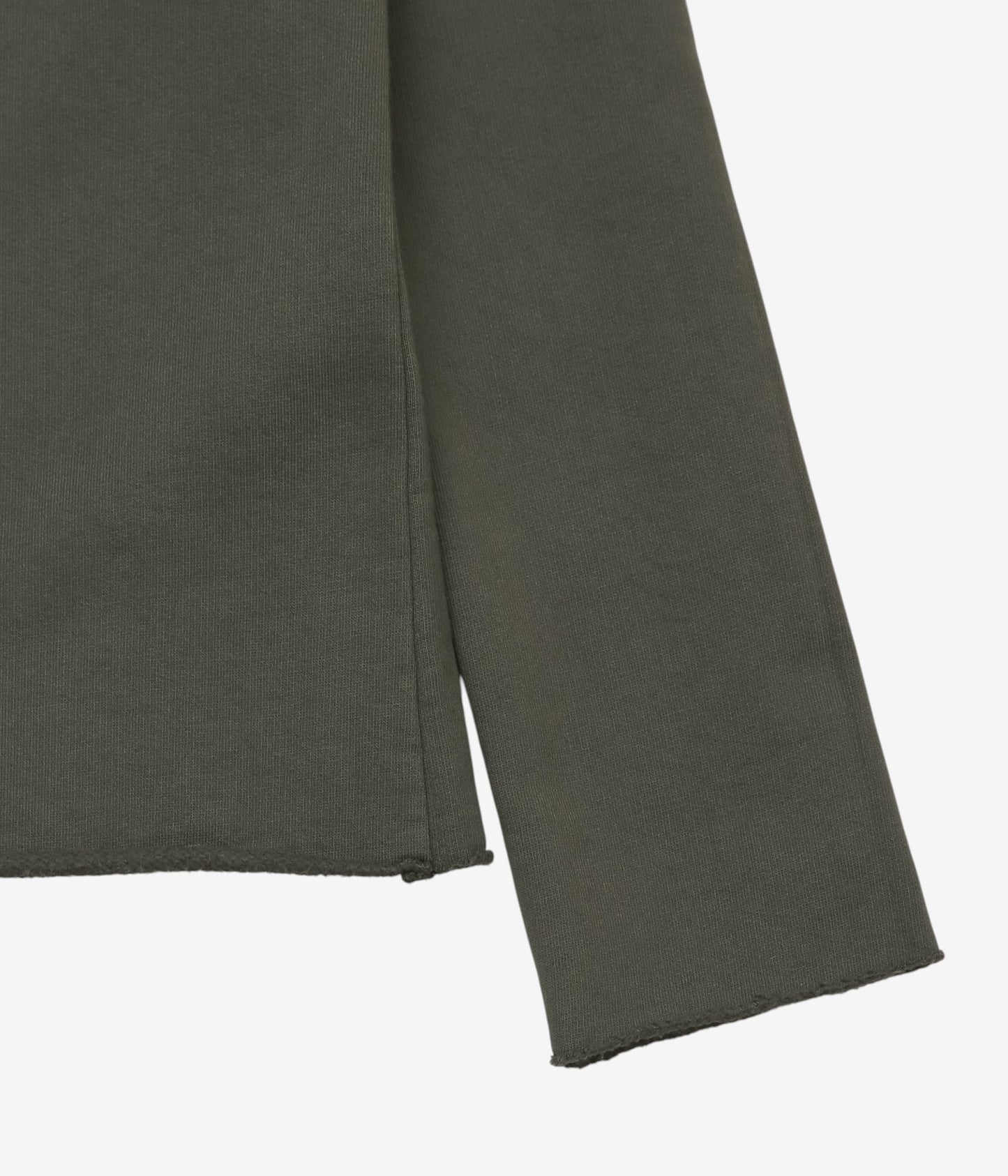 GABRIELA COLL GARMENTS ''NO.317 FLEECE TOP'' (DARK GREEN)