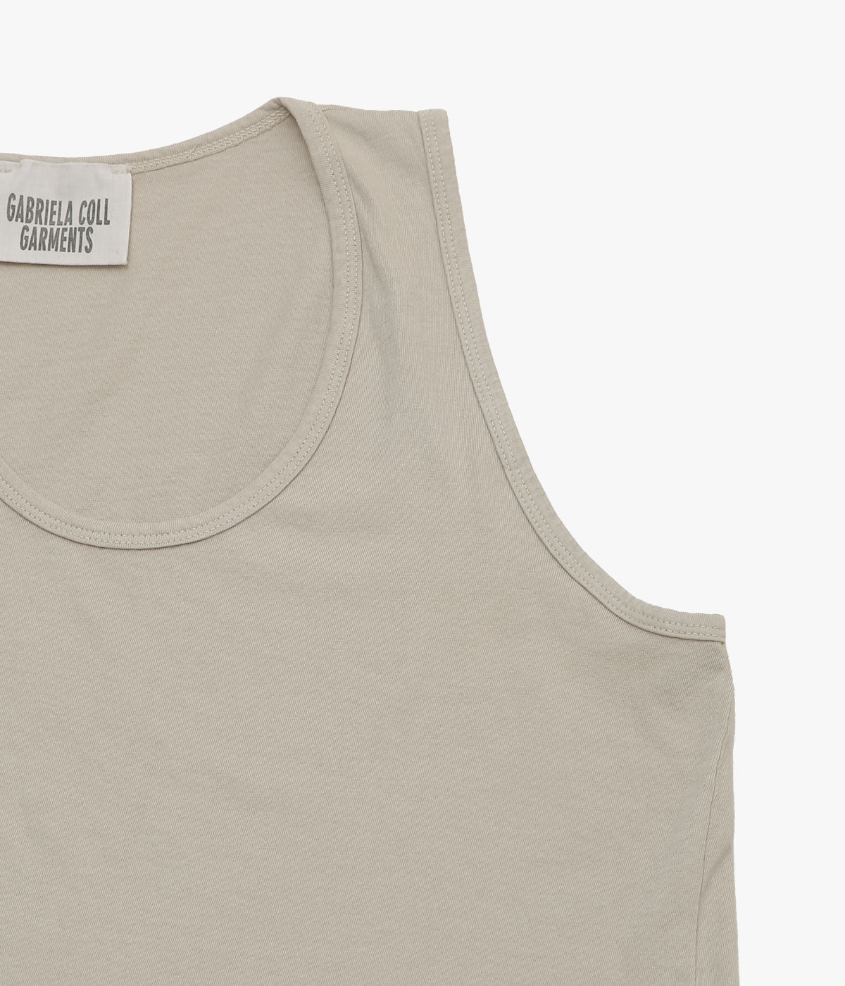 GABRIELA COLL GARMENTS ''NO.326 ORGANIC COTTON TANK TOP'' (SAND)
