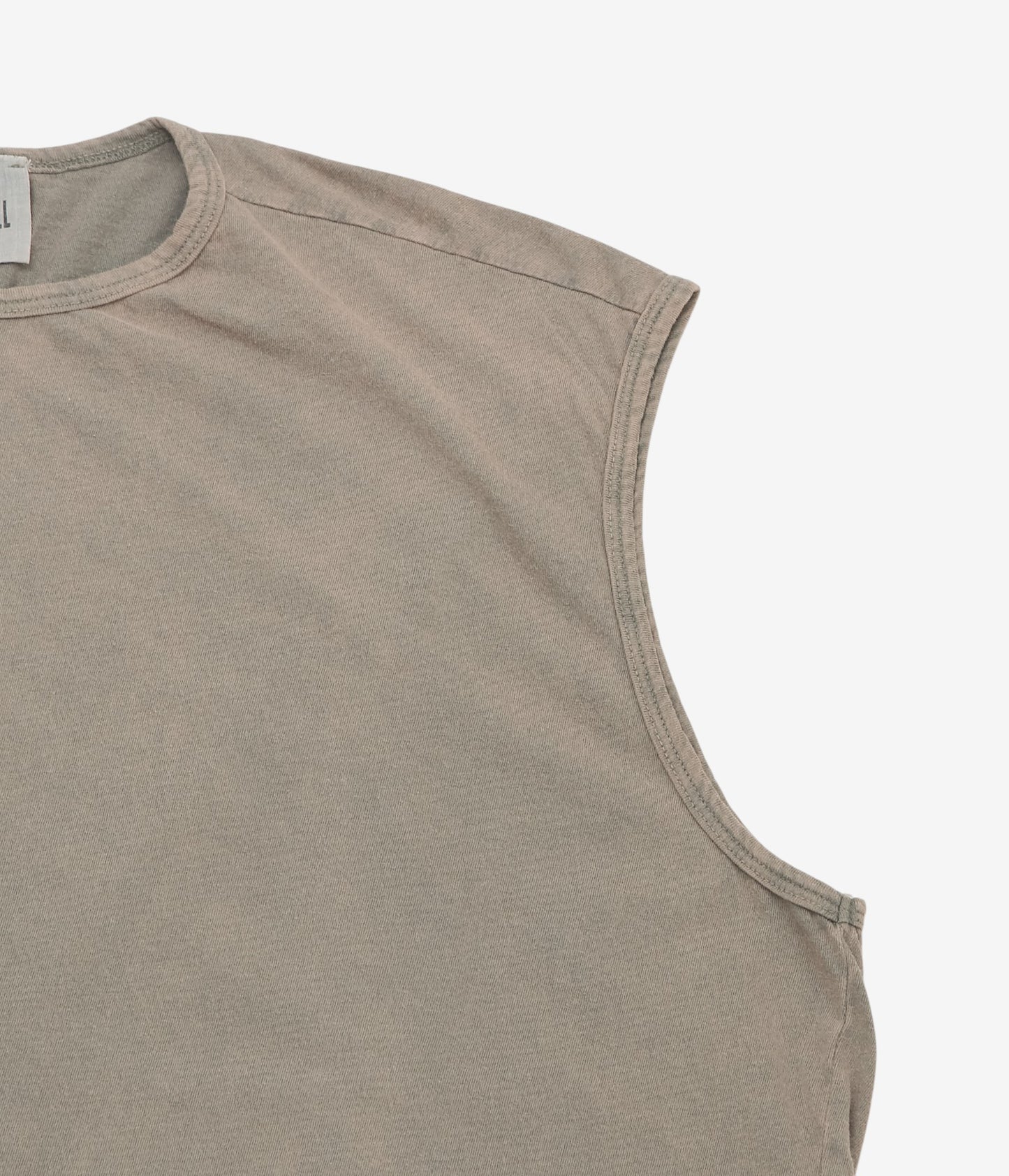 GABRIELA COLL GARMENTS ''NO.33 ORGANIC COTTON SLEEVELESS T-SHIRT'' (DUST)