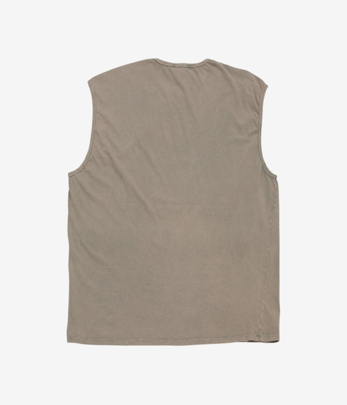 GABRIELA COLL GARMENTS ''NO.33 ORGANIC COTTON SLEEVELESS T-SHIRT'' (DUST)