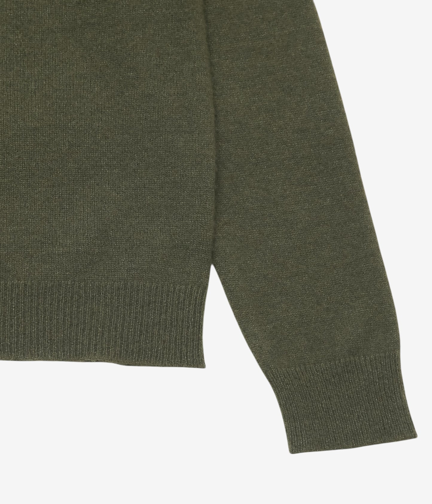 GABRIELA COLL GARMENTS ''NO.344 CASHMERE SILK PULLOVER'' (DARK GREEN)