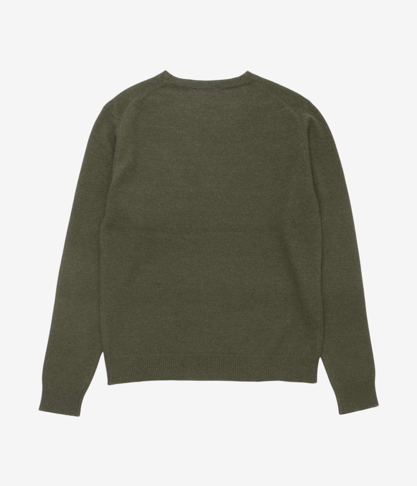 GABRIELA COLL GARMENTS ''NO.344 CASHMERE SILK PULLOVER'' (DARK GREEN)
