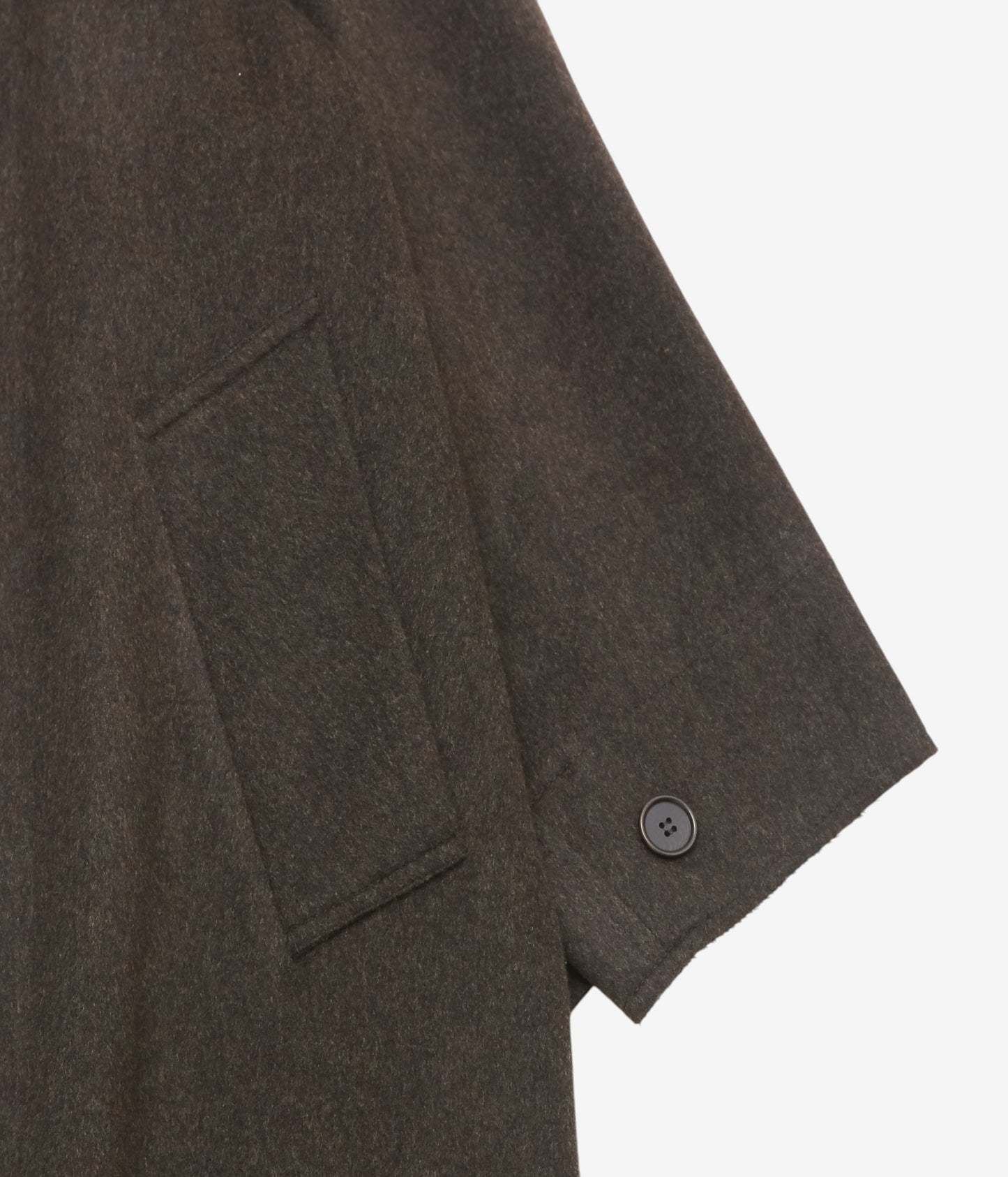 GABRIELA COLL GARMENTS ''NO.65 HEAVY WOOL OVERSIZED COAT'' (BROWN)