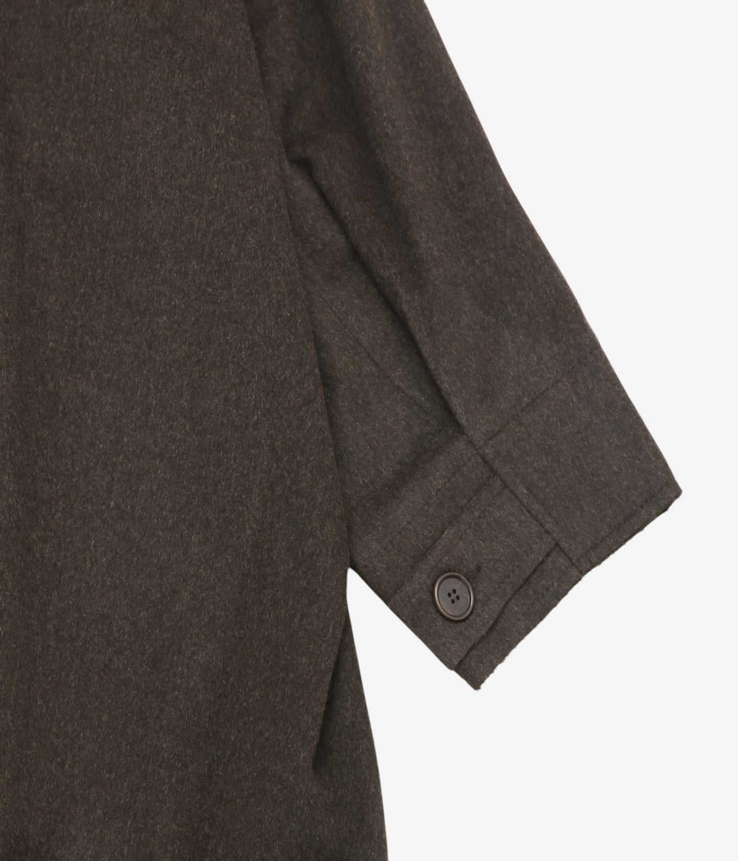 GABRIELA COLL GARMENTS ''NO.65 HEAVY WOOL OVERSIZED COAT'' (BROWN)
