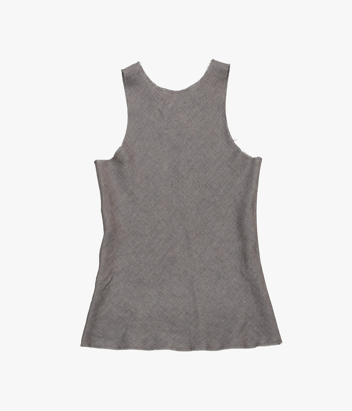 GABRIELA COLL GARMENTS ''NO.73 LINEN BIAS CUT TOP'' (BROWN)