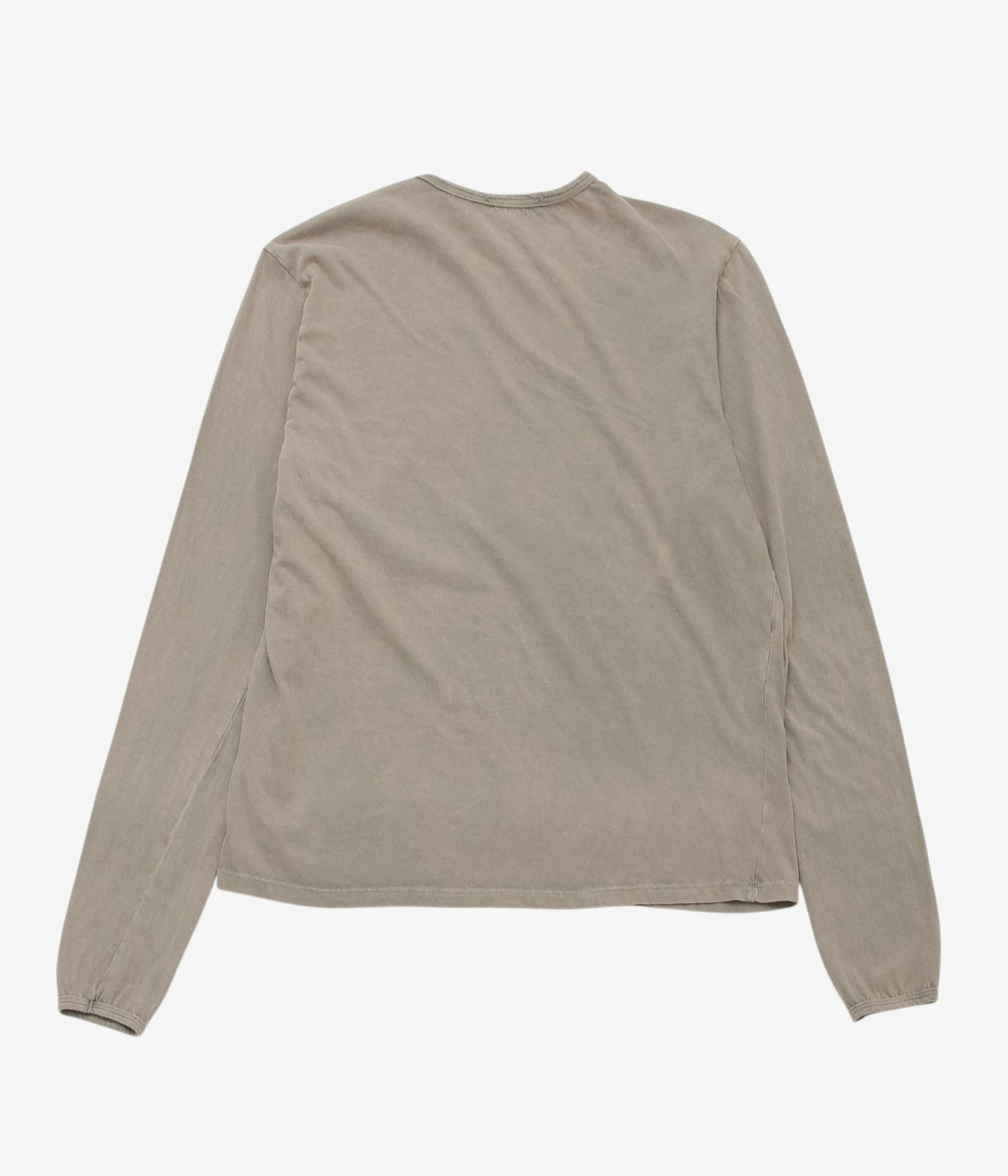 GABRIELA COLL GARMENTS ''NO.87 ORGANIC COTTON LONGSLEEVE T-SHIRT'' (DUST)